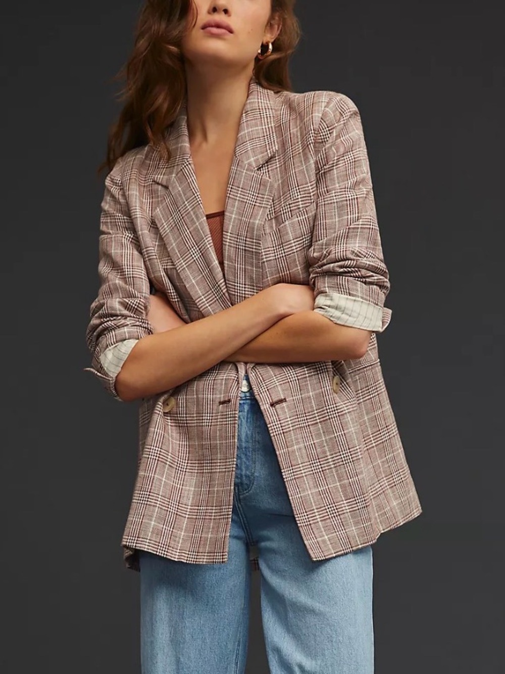 Maeve Anthropologie Double Breasted Blazer 10